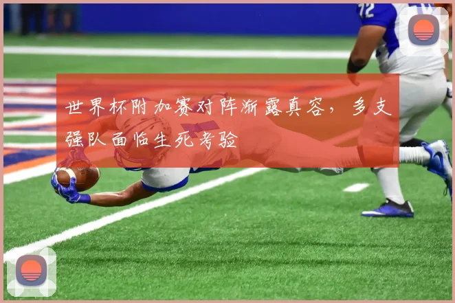 世界杯附加赛对阵渐露真容，多支强队面临生死考验